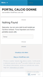 Mobile Screenshot of portalcalciodonne.wordpress.com