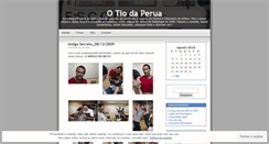 Desktop Screenshot of otiodaperua.wordpress.com