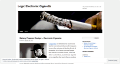 Desktop Screenshot of logicelectroniccigarette.wordpress.com