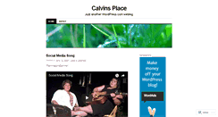 Desktop Screenshot of calvinsplace.wordpress.com