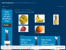 Tablet Screenshot of nadernounphrases.wordpress.com