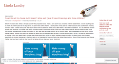 Desktop Screenshot of lindalandryrealestate.wordpress.com