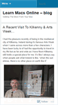 Mobile Screenshot of learnmacsonline.wordpress.com