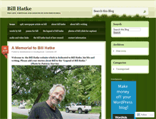 Tablet Screenshot of billhatke.wordpress.com