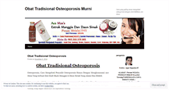 Desktop Screenshot of obattradisionalosteoporosisterpercaya.wordpress.com