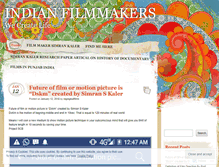 Tablet Screenshot of indianfilmmakers.wordpress.com