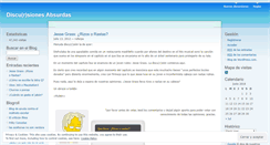 Desktop Screenshot of discursionesabsurdas.wordpress.com
