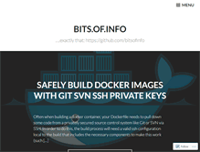 Tablet Screenshot of bitsofinfo.wordpress.com