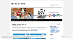 Desktop Screenshot of hsvmindennord.wordpress.com