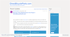 Desktop Screenshot of directbicycleparts.wordpress.com