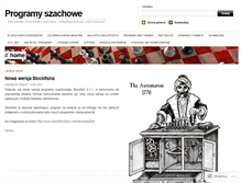 Tablet Screenshot of programyszachowe.wordpress.com