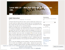 Tablet Screenshot of levermittliv.wordpress.com