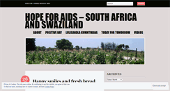 Desktop Screenshot of hope4aidssouthafrica.wordpress.com