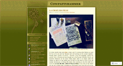 Desktop Screenshot of cowpattyhammer.wordpress.com