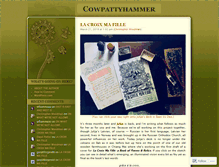 Tablet Screenshot of cowpattyhammer.wordpress.com