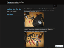 Tablet Screenshot of captainsolderburn.wordpress.com