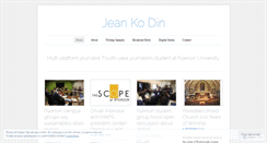 Desktop Screenshot of jkodin.wordpress.com