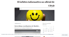 Desktop Screenshot of elarbitroinformativo.wordpress.com