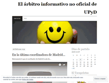 Tablet Screenshot of elarbitroinformativo.wordpress.com