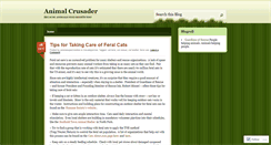 Desktop Screenshot of animalcrusader.wordpress.com