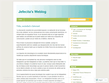 Tablet Screenshot of jefecita.wordpress.com