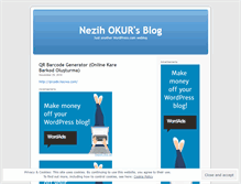 Tablet Screenshot of nezihokur.wordpress.com