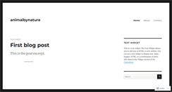 Desktop Screenshot of animalbynature.wordpress.com