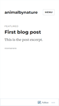 Mobile Screenshot of animalbynature.wordpress.com
