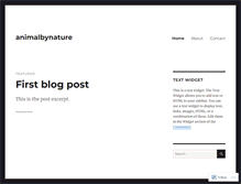 Tablet Screenshot of animalbynature.wordpress.com