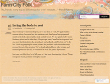 Tablet Screenshot of farmcityfolk.wordpress.com