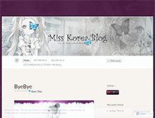 Tablet Screenshot of misskoreadesigns.wordpress.com