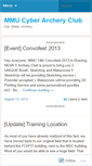 Mobile Screenshot of cyberarchery.wordpress.com