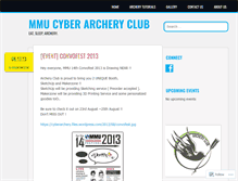 Tablet Screenshot of cyberarchery.wordpress.com