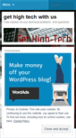 Mobile Screenshot of gethightech.wordpress.com