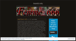 Desktop Screenshot of femme666.wordpress.com