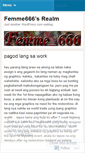 Mobile Screenshot of femme666.wordpress.com