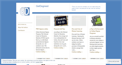 Desktop Screenshot of getdegreed.wordpress.com