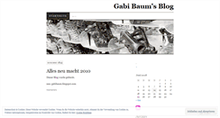 Desktop Screenshot of gabibaum.wordpress.com