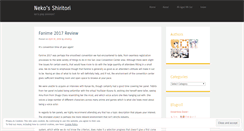 Desktop Screenshot of nekoshiritori.wordpress.com