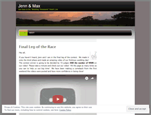 Tablet Screenshot of jennandmaxweddingthreesome.wordpress.com
