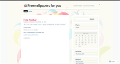 Desktop Screenshot of cutewallpapers.wordpress.com