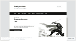 Desktop Screenshot of epicgeek.wordpress.com