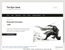 Tablet Screenshot of epicgeek.wordpress.com