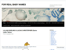 Tablet Screenshot of names4real.wordpress.com