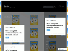 Tablet Screenshot of bandoowinks.wordpress.com