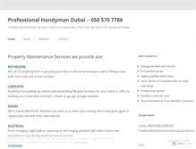 Tablet Screenshot of handymandubai.wordpress.com