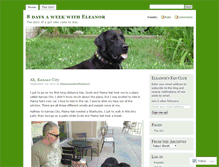 Tablet Screenshot of 8daysaweekwitheleanor.wordpress.com