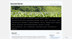 Desktop Screenshot of bashakillbirder.wordpress.com