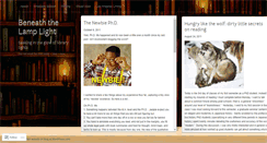 Desktop Screenshot of beneaththelamplight.wordpress.com