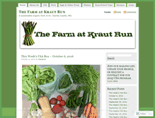 Tablet Screenshot of krautrun.wordpress.com